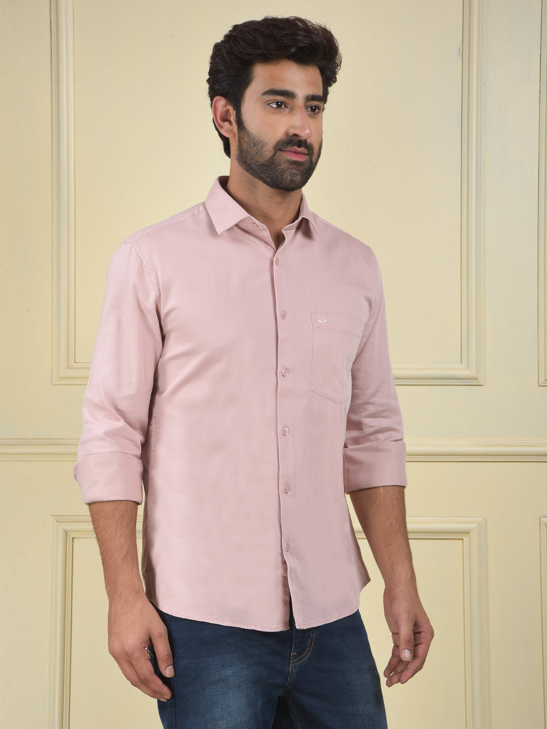 Easy Wear Peach Shirt