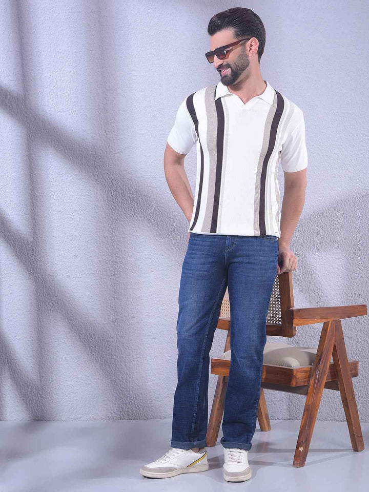 Multicolor Vertical Stripes T-Shirt