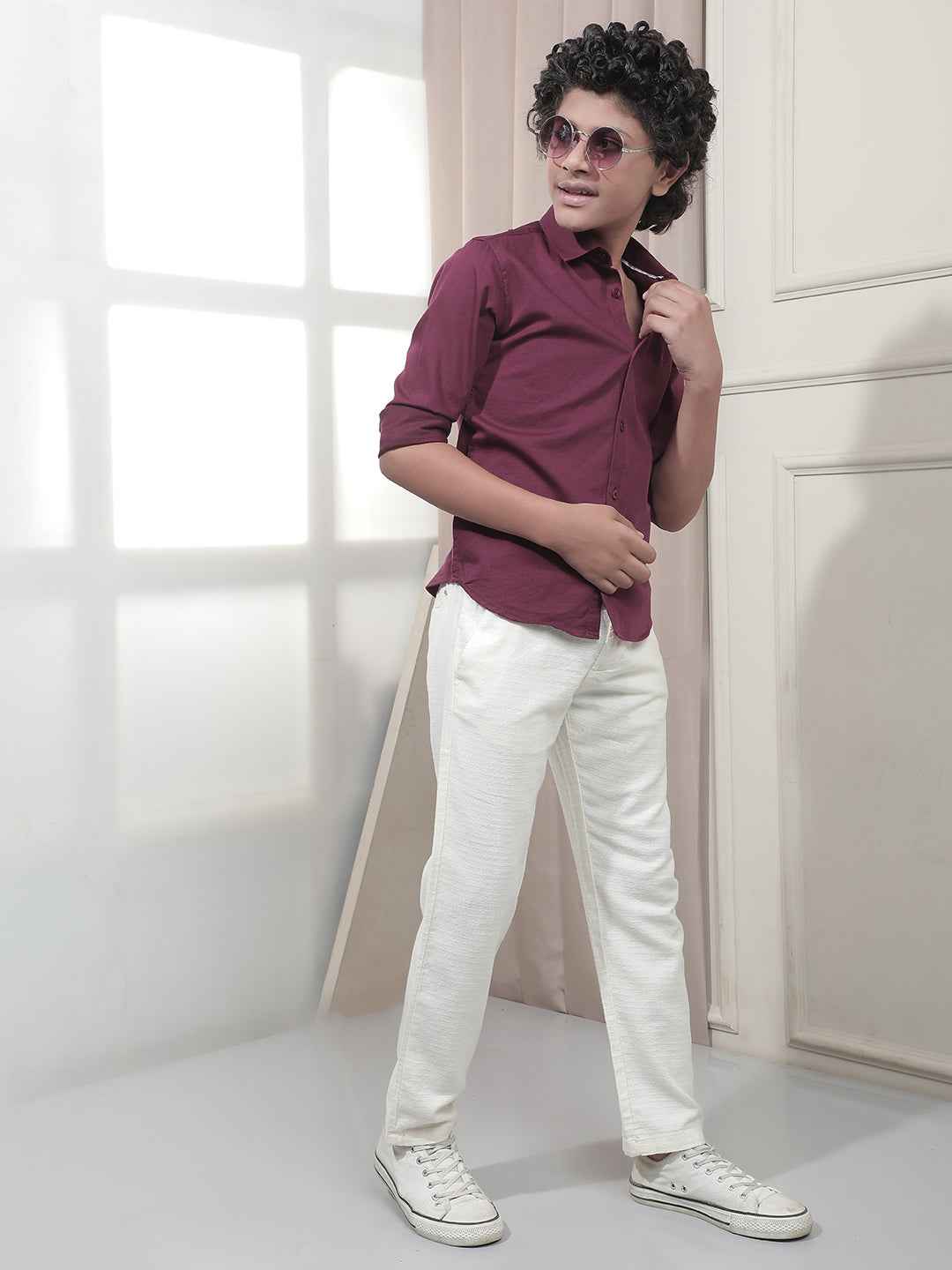 Classic Wine Shade Shirt