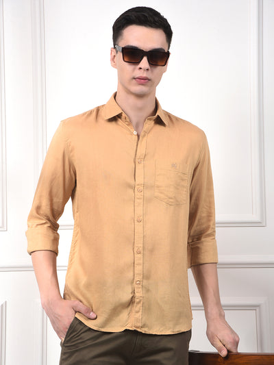 Breeze Fields Mustard Linen Shirt