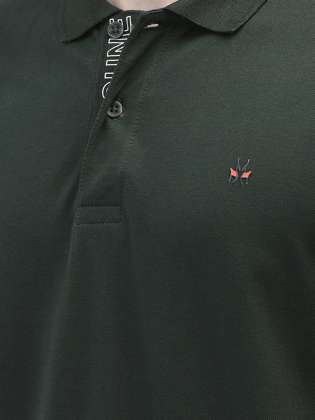 Green Polo Neck T-Shirt