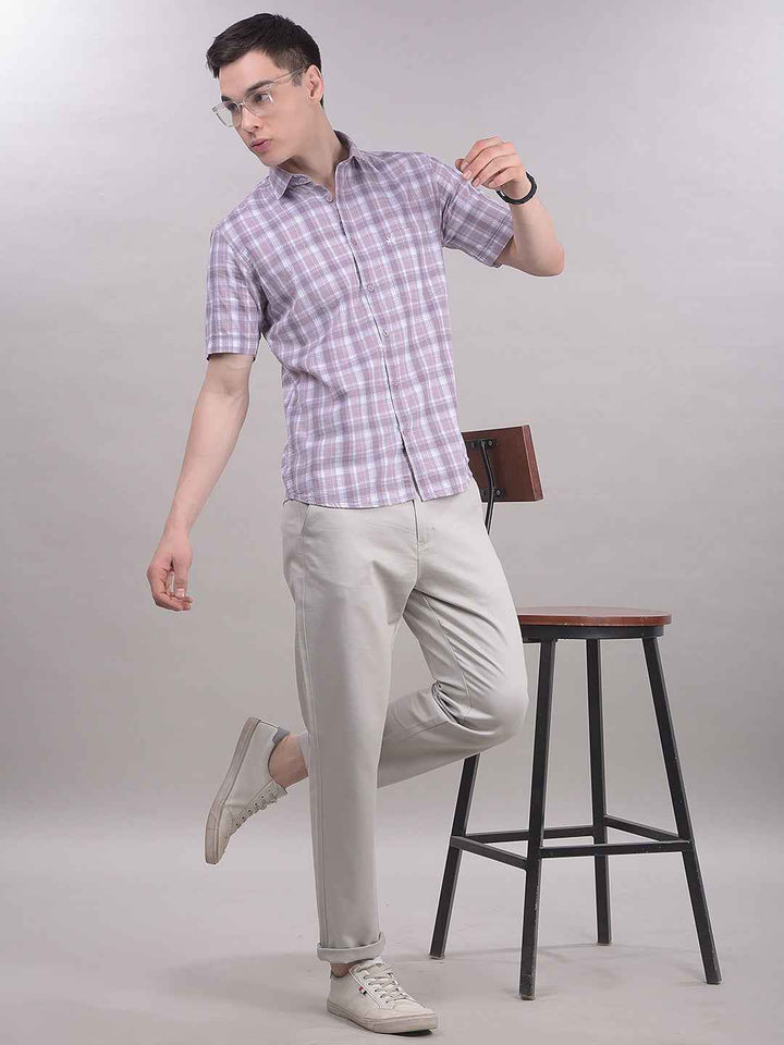 Beige Chinos Trousers