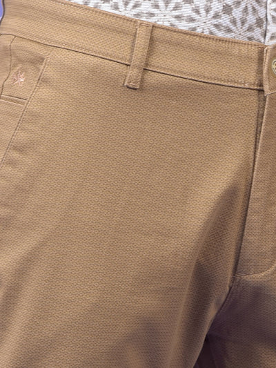 Khaki Printed Trousers
