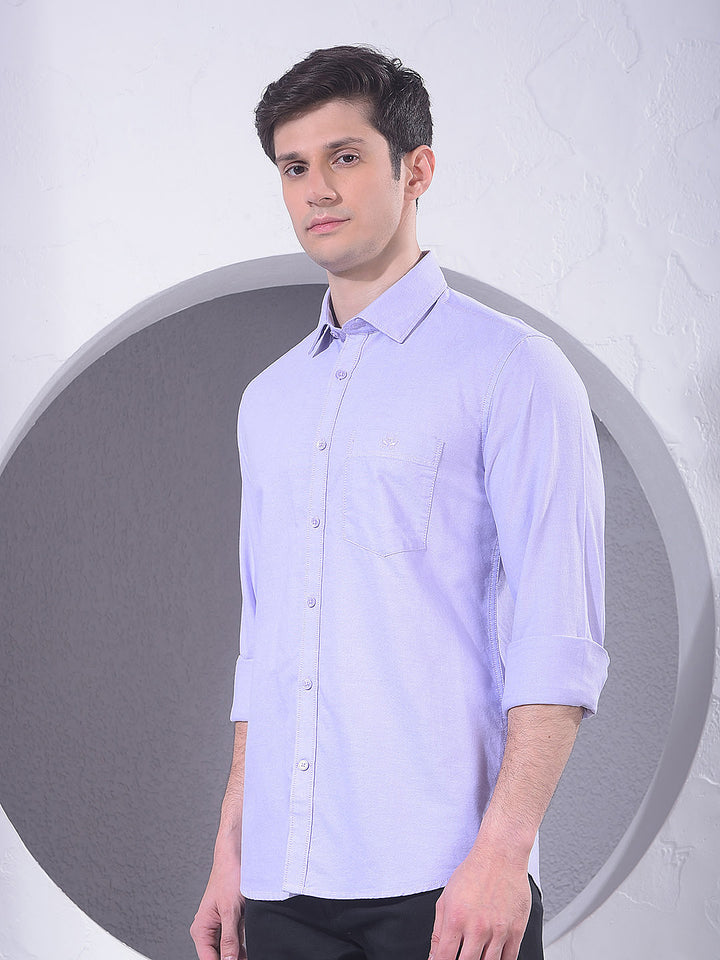 Purple 100% Cotton Shirt