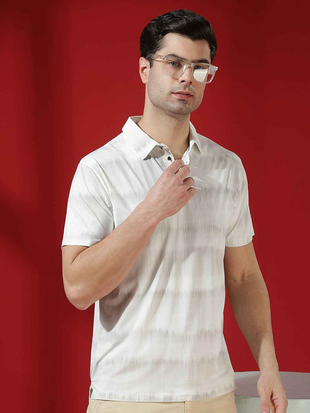 White Classic Polo T-Shirt