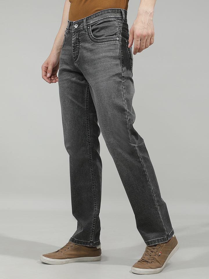 Refined Iron Grey Straight Jeans