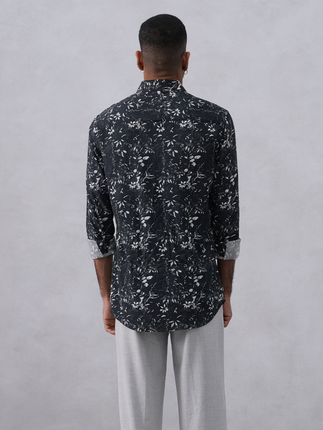 Green Floral Print Shirt