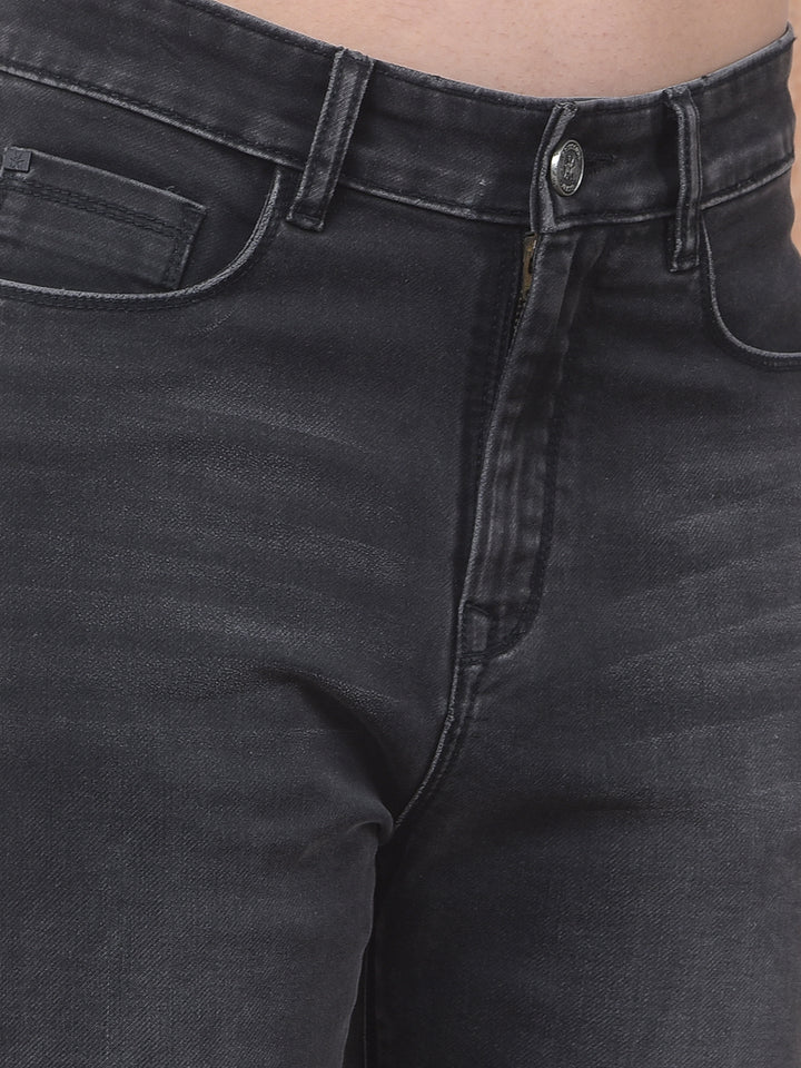 Black Straight Jeans