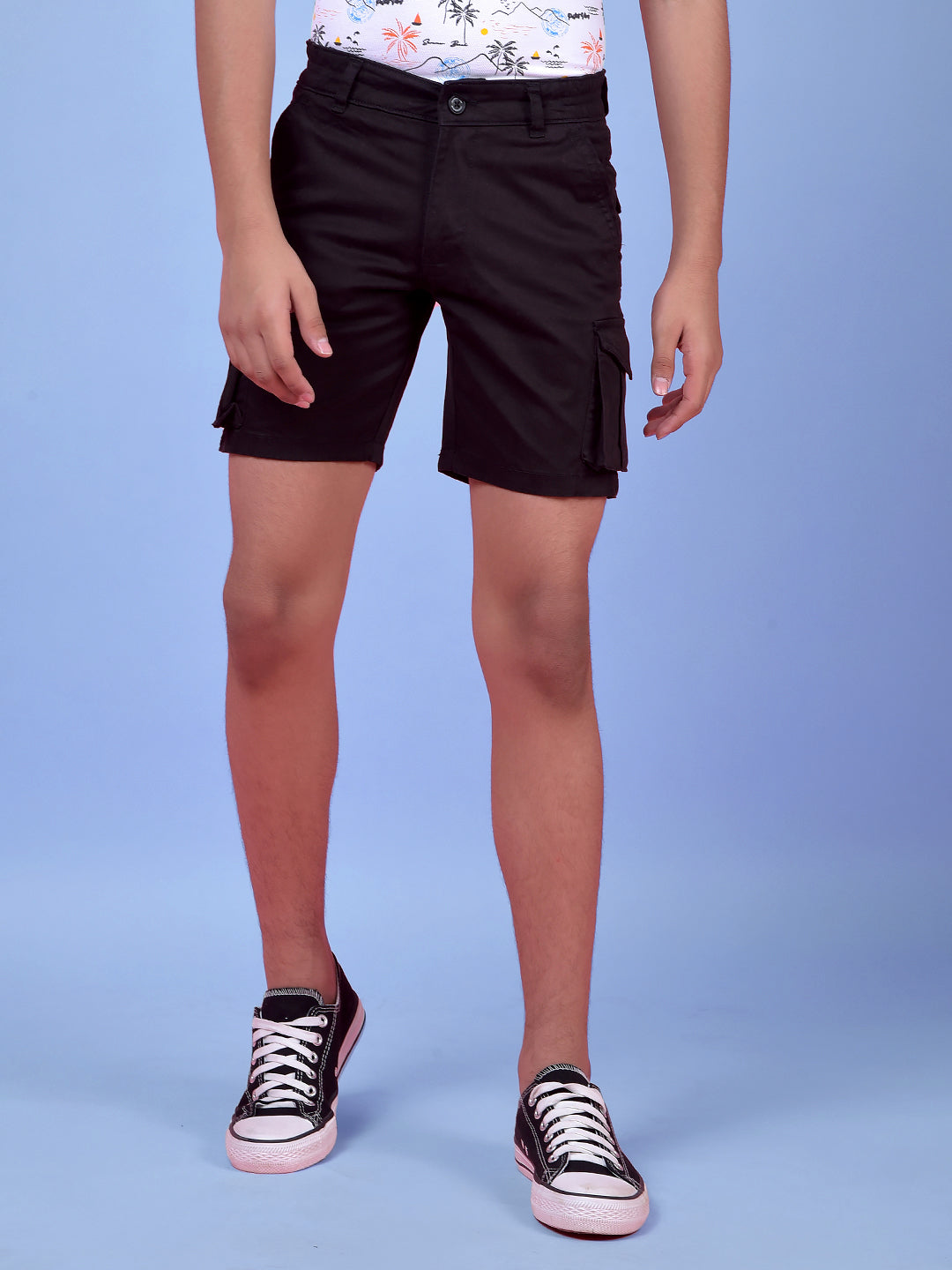 Black Cargo Shorts