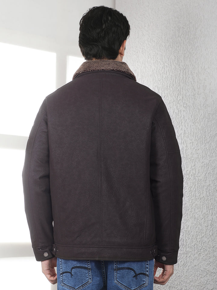 Brown Sherpa Style Jacket