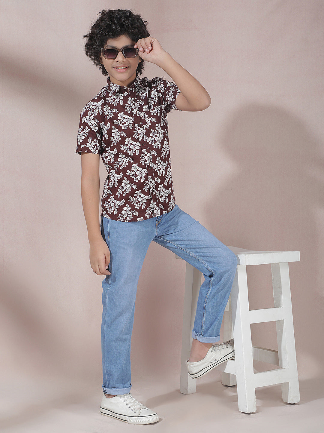 Contemporary Navy Blue Straight Jeans