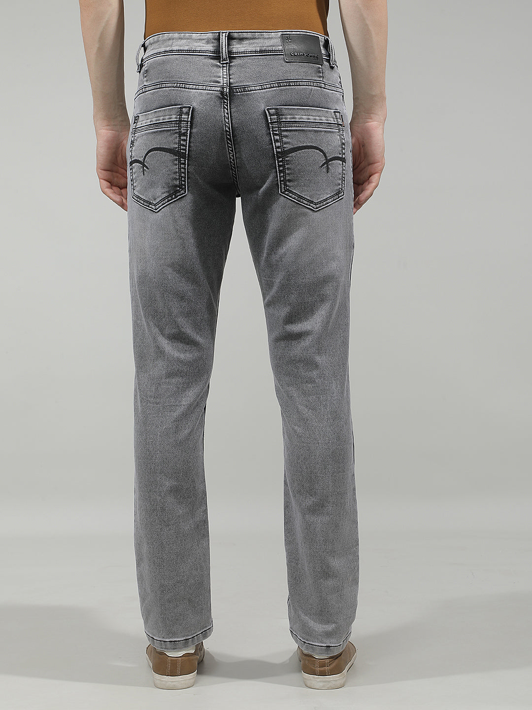 Tapered Obsidian Black Jeans