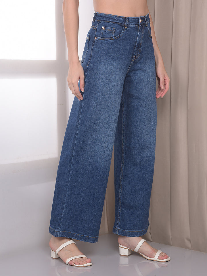 Blue Loose Fit Jeans