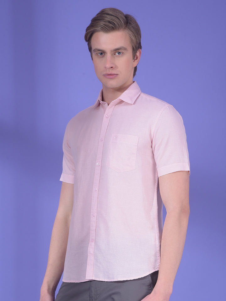 Peony Blend Pink Linen Shirt