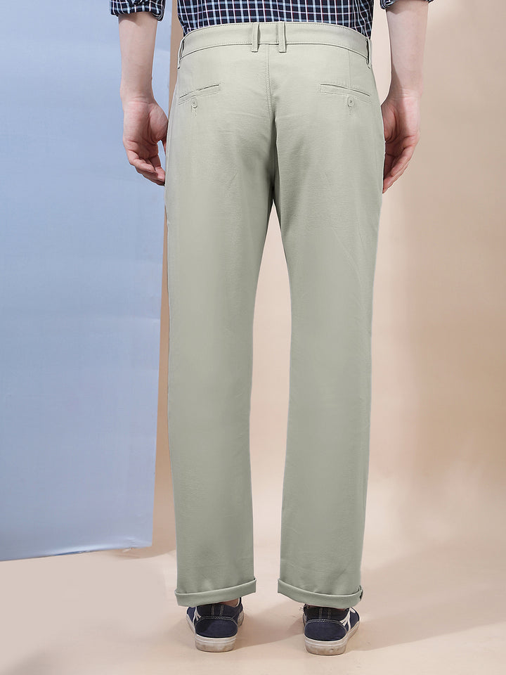 Minimalist Taupe Beige Knitted Trousers