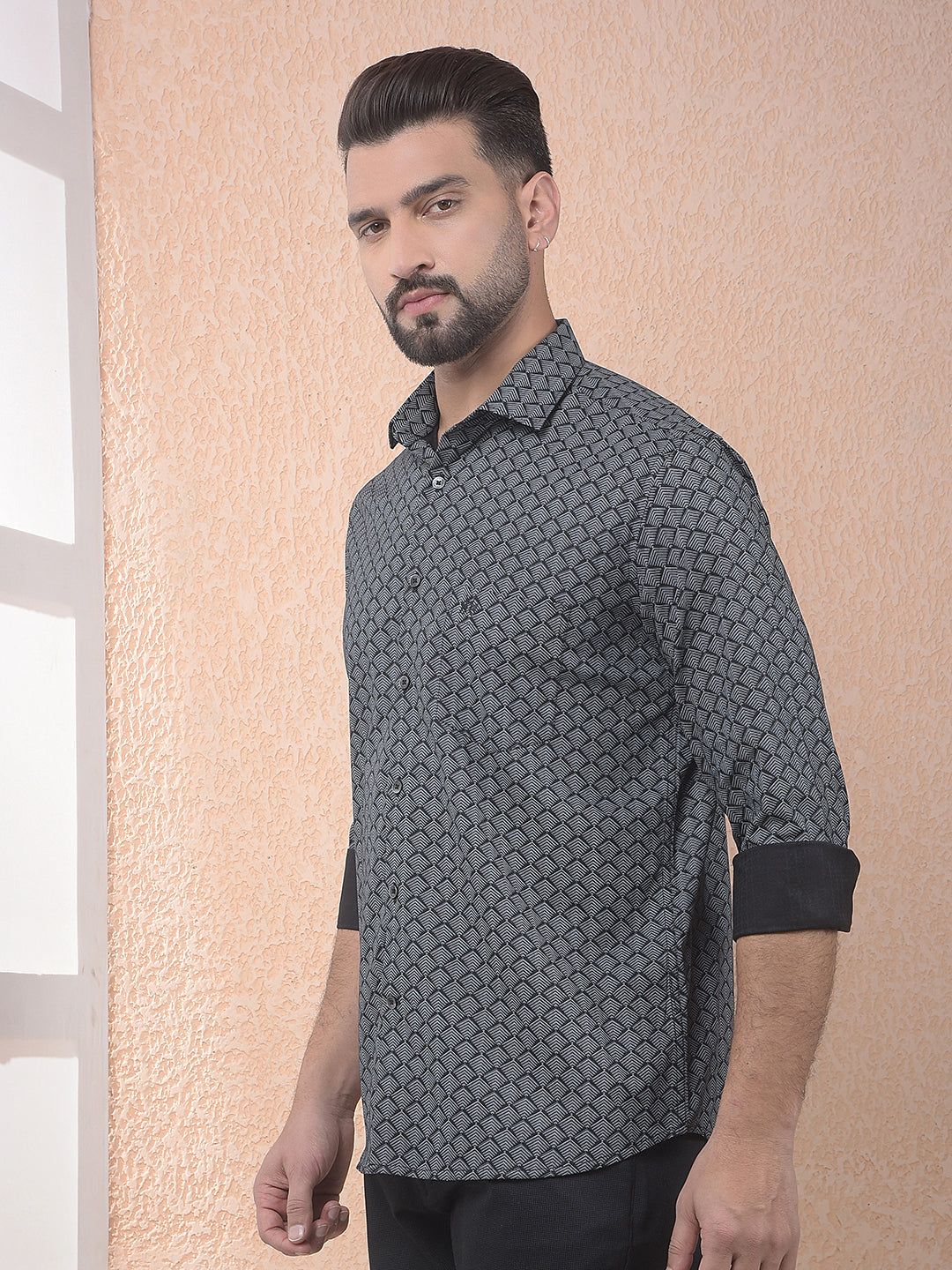 Black Texture Play Shirt
