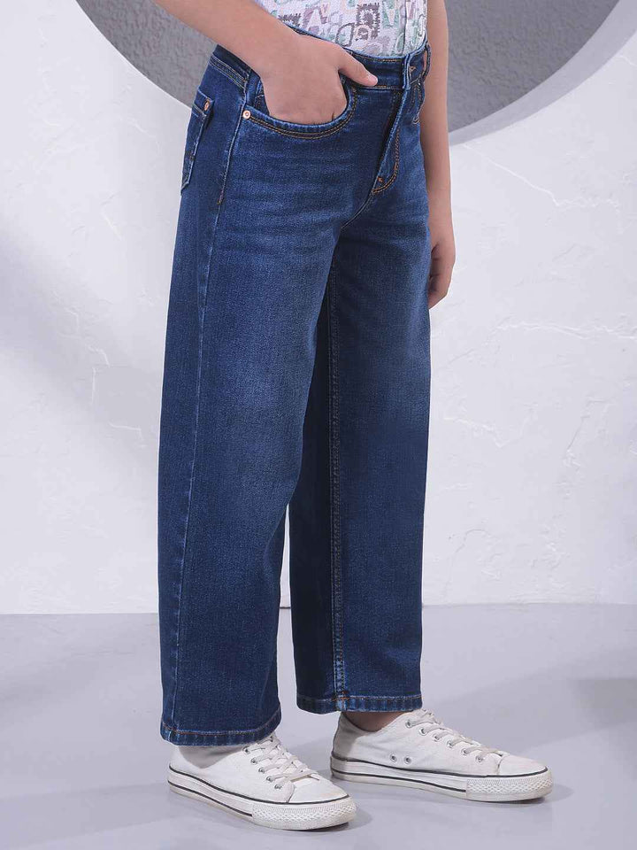 Indigo Blue Baggy Street Jeans