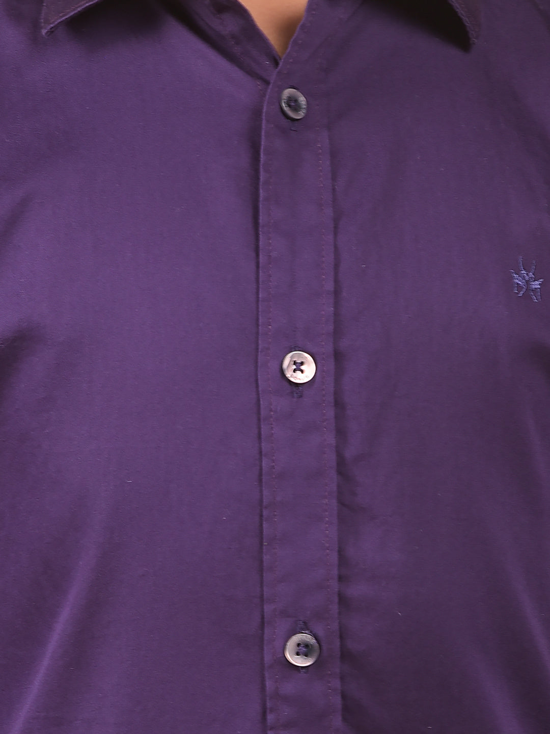 Purple 100% Cotton Shirt