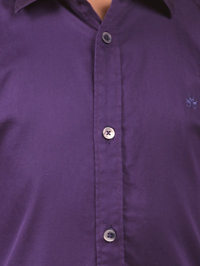 Purple 100% Cotton Shirt