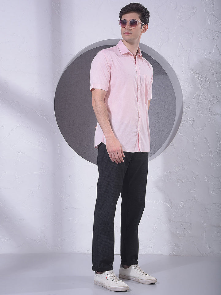 Soft Peach Linen Shirt