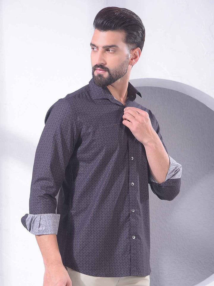 Multi-Color Printed 100% Cotton Shirt