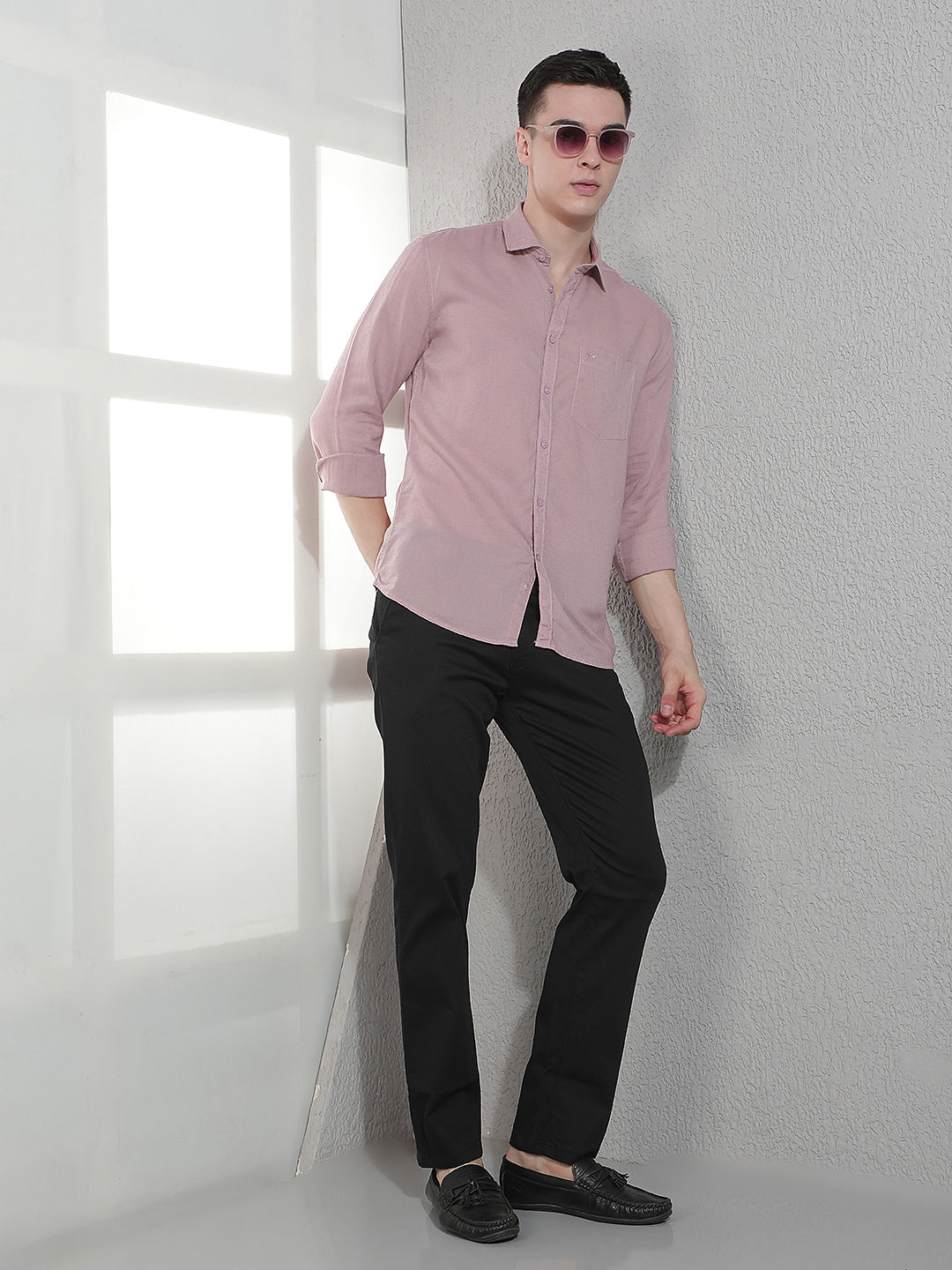 Pink Linen Shirt