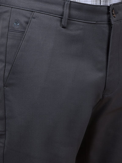 Tailored Trim Grey Printed Trousers