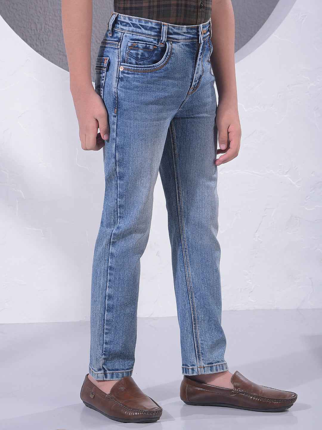 Refined Blue Modern Jeans