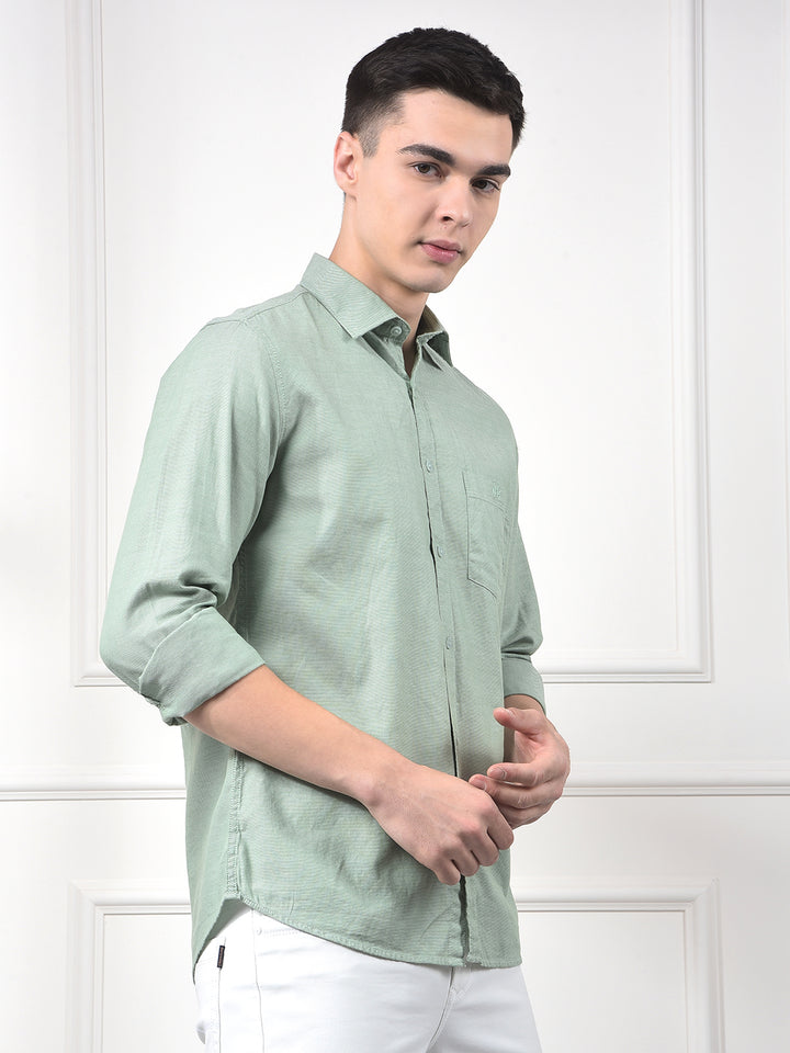Green 100% Cotton Shirt