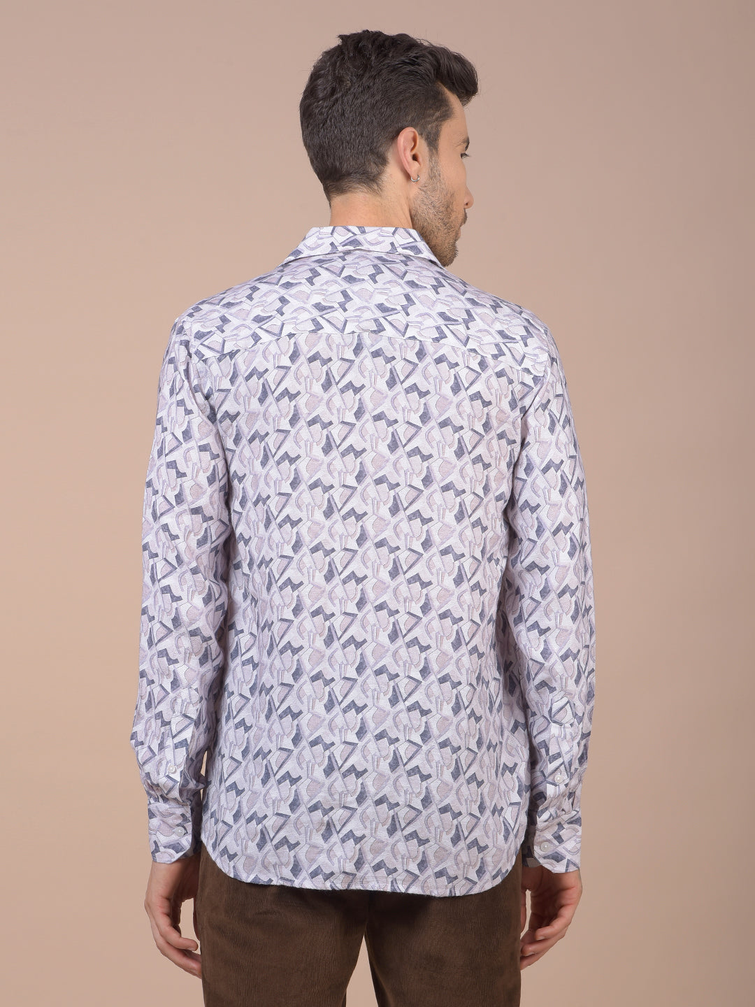 Purple Printed Shirt