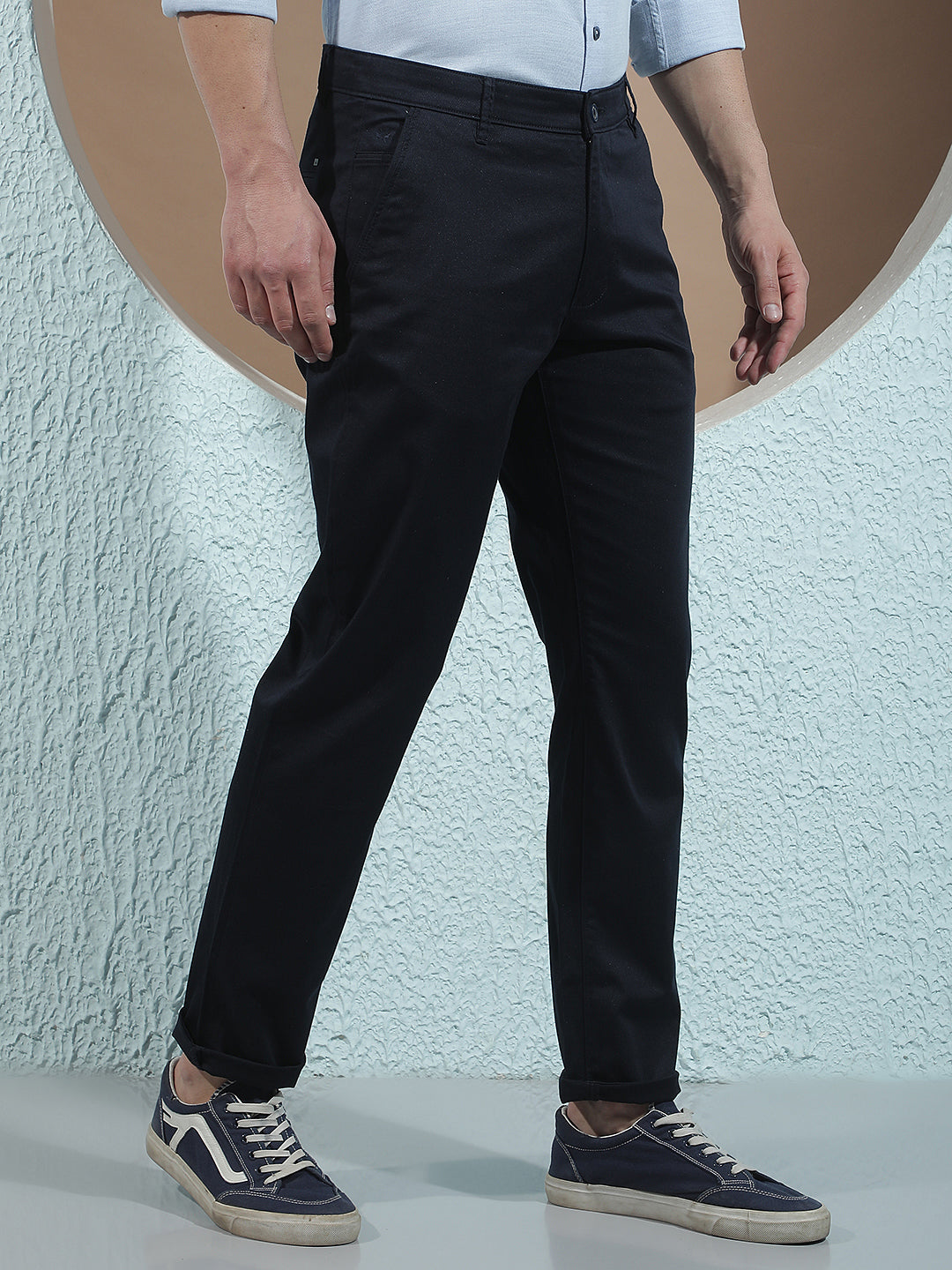 Sleek Royal Navy Navy Blue Trousers