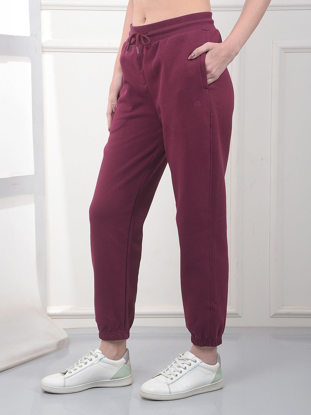 Comfy Wine Fleece Joggers