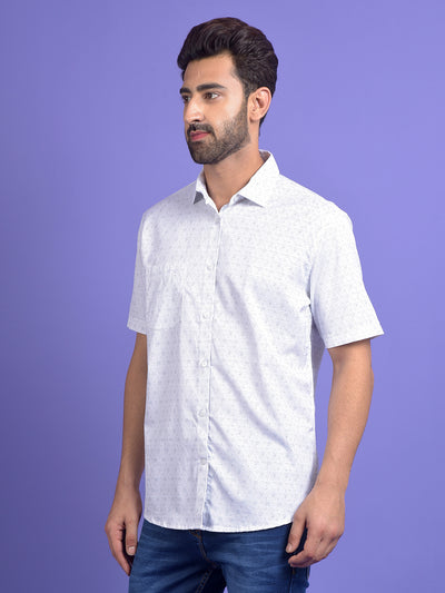 White Printed Shirt