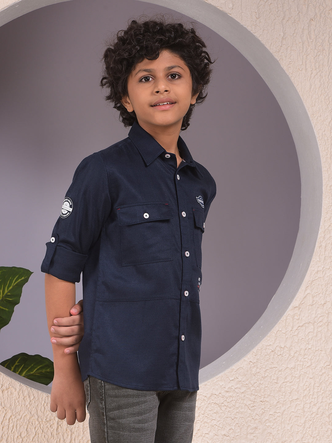 Blue Trendy Shirt