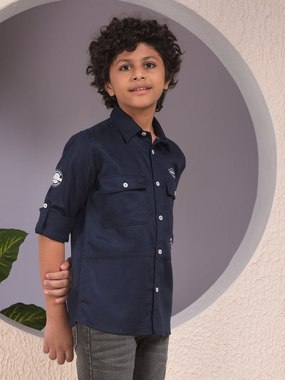 Blue Trendy Shirt