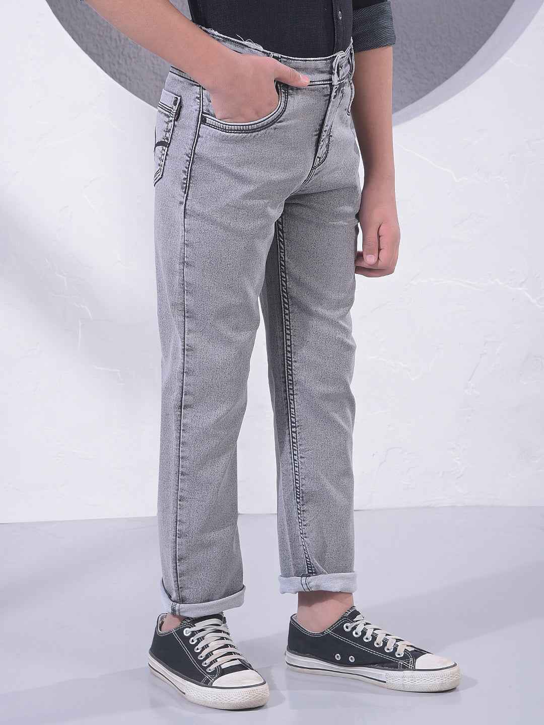 Ash Grey Urban Edge Jeans