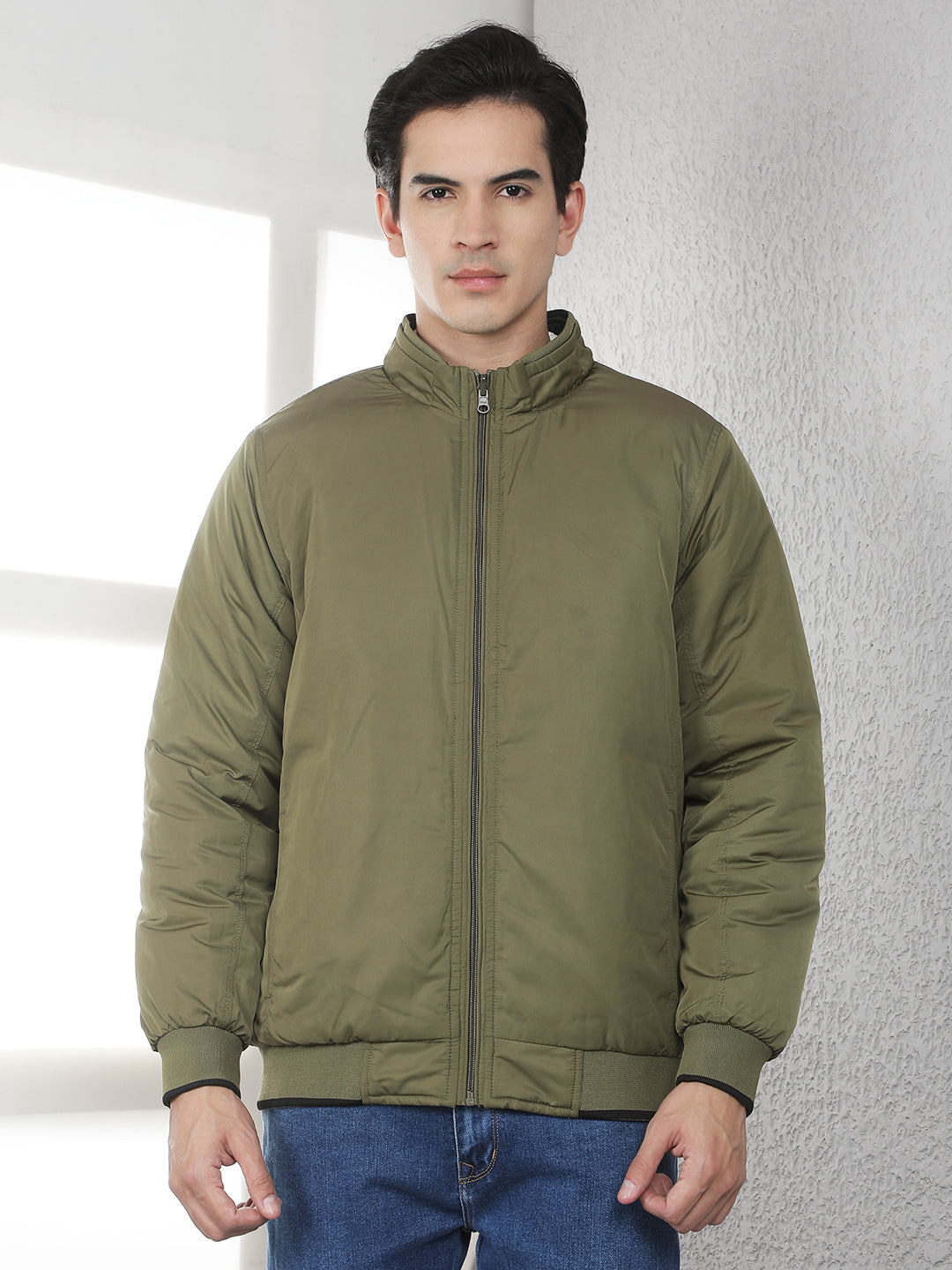 Black Padded Reversible Jacket