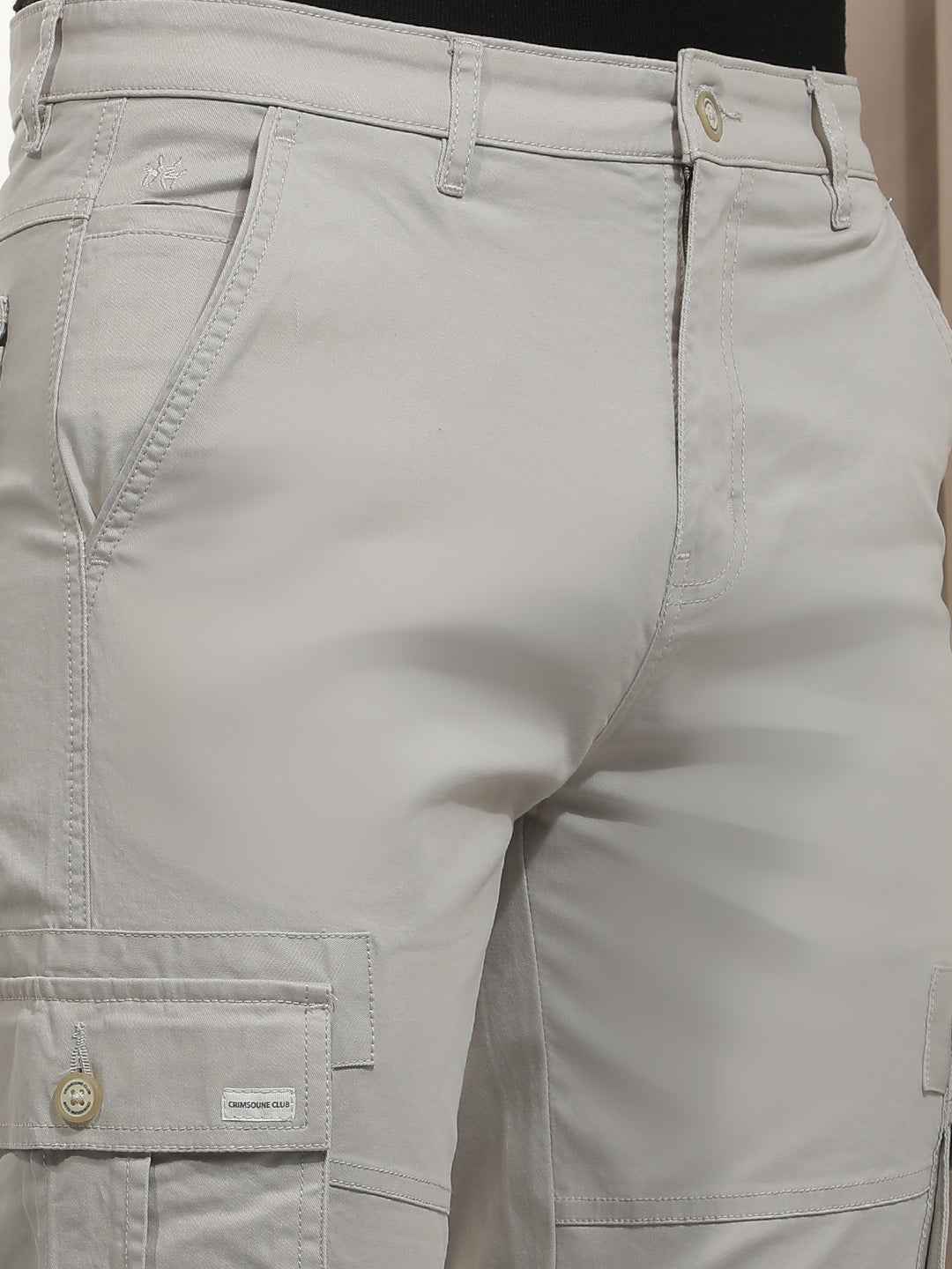Heavy Duty Grey Cargo Trousers