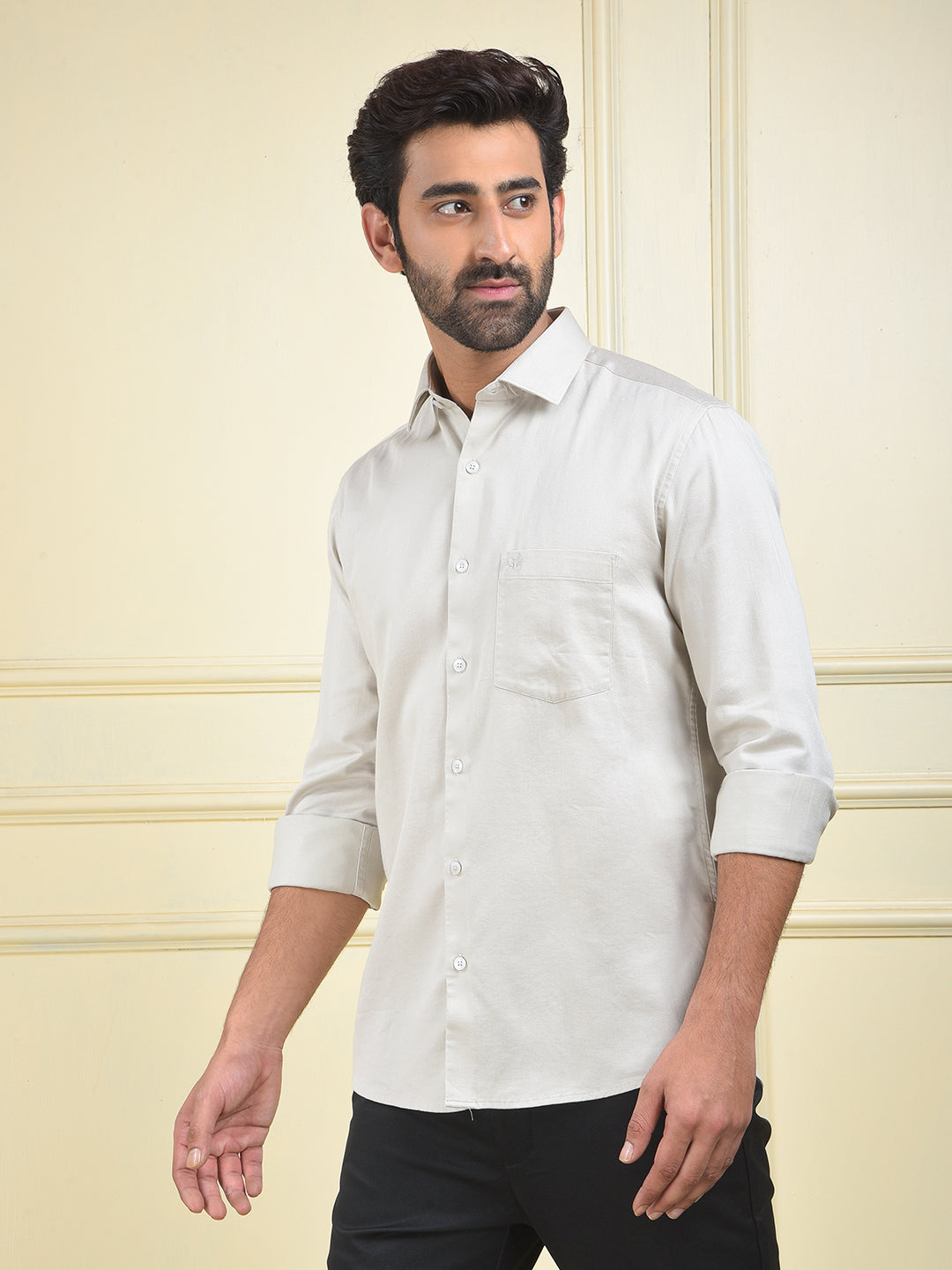 Luxe Comfort Beige Shirt