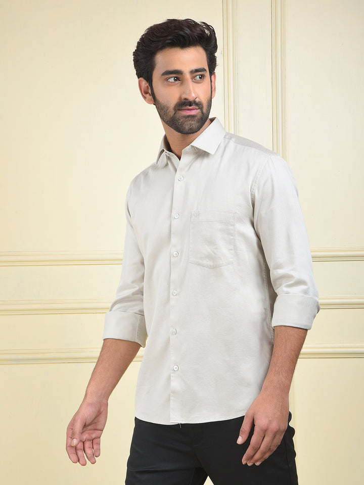Luxe Comfort Beige Shirt
