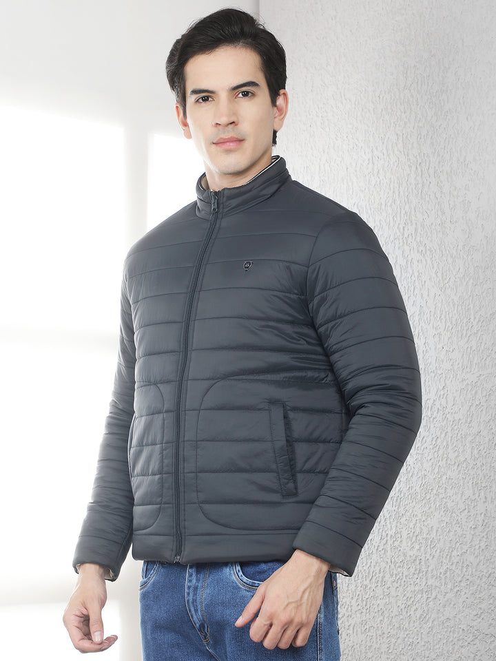 Black Quilted Reversible Jacket