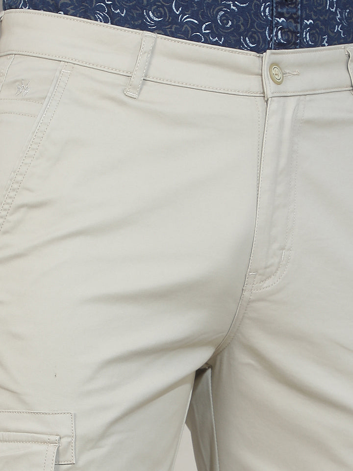 Essential Warm Sand Beige Cargo Trousers