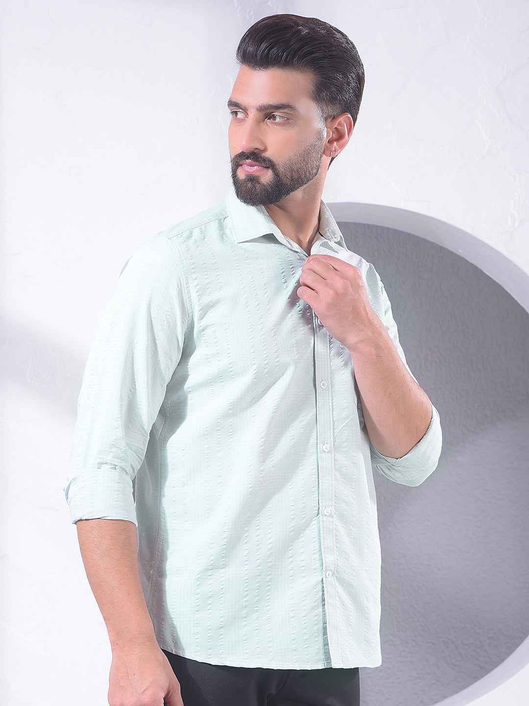 Green Classic Check Shirt