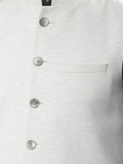 Athleisure Grey Jacquard Waist Coat