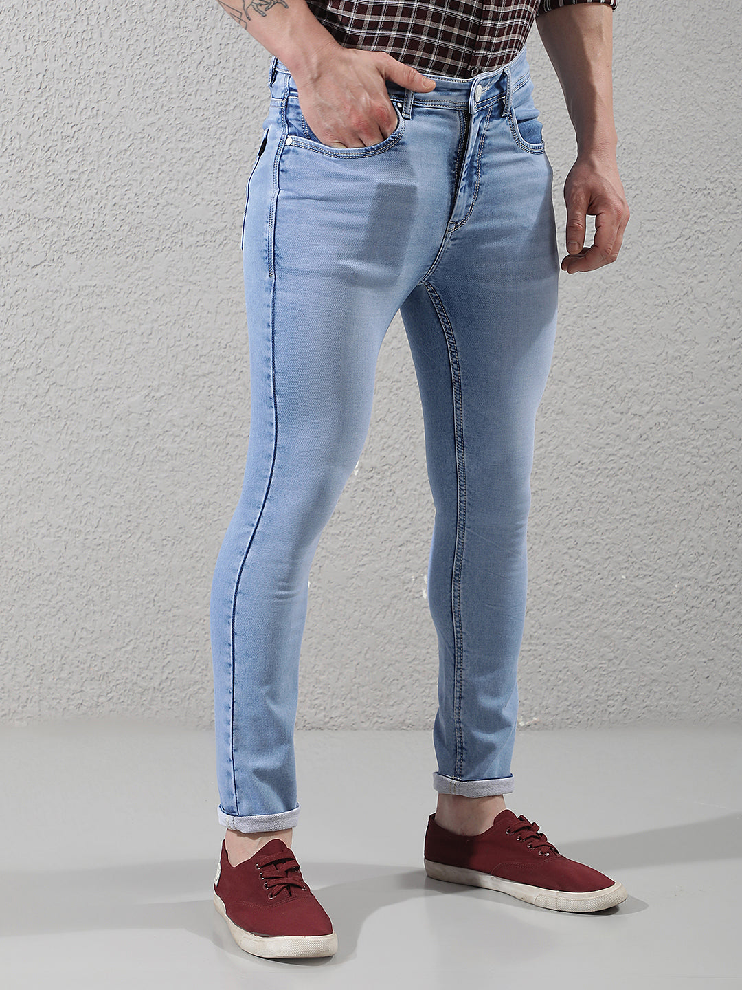 Sky Blue Skinny Jeans
