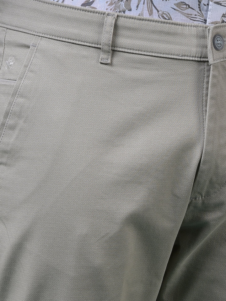 Grey Printed Trousers