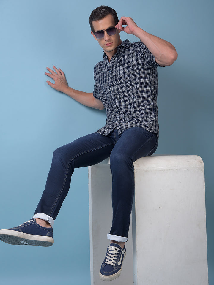 Essential Navy blue Jeans