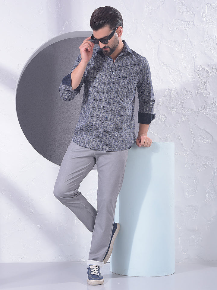 Soft Grey Knitted Trousers