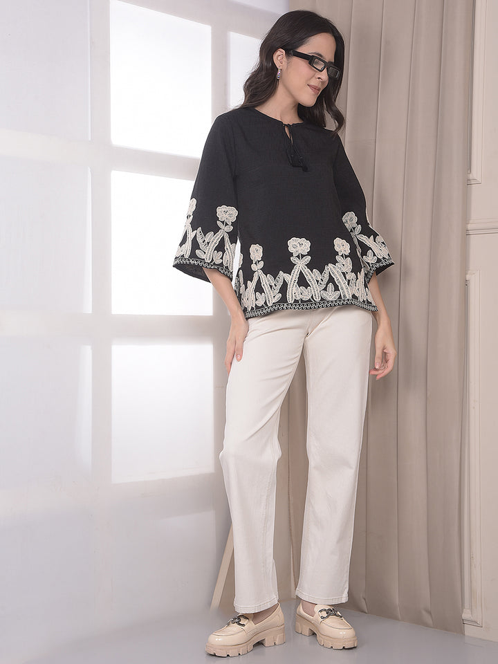 Sand Beige Ankle-Length Jeans