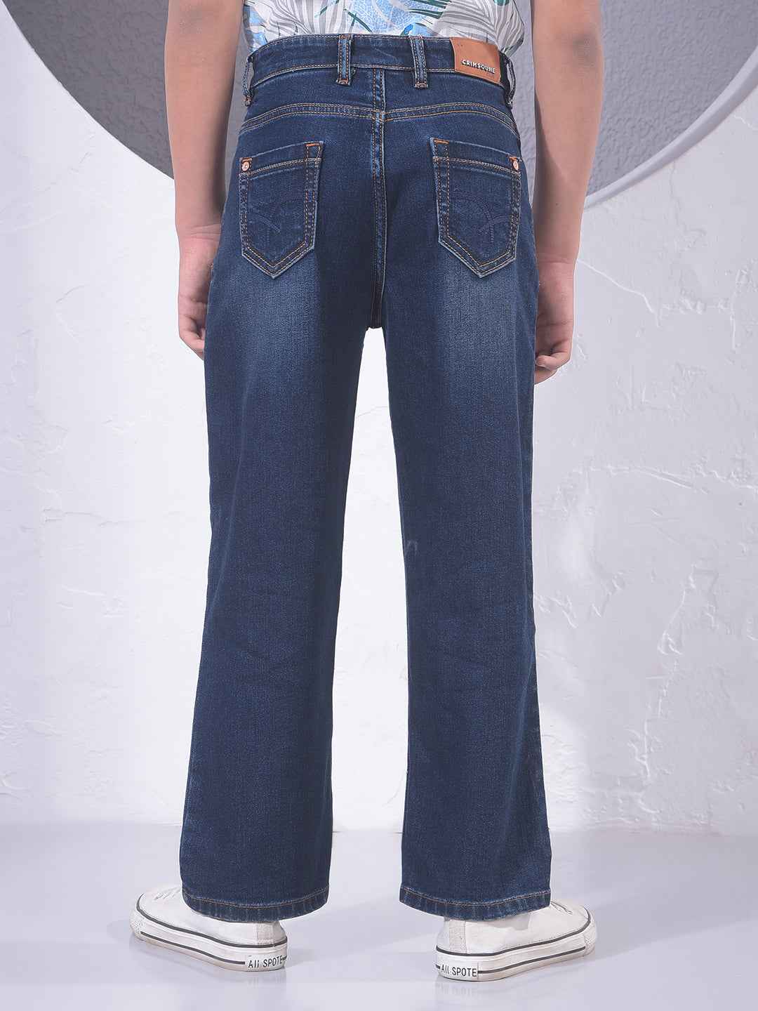 Ocean Blue Relaxed Baggy Jeans